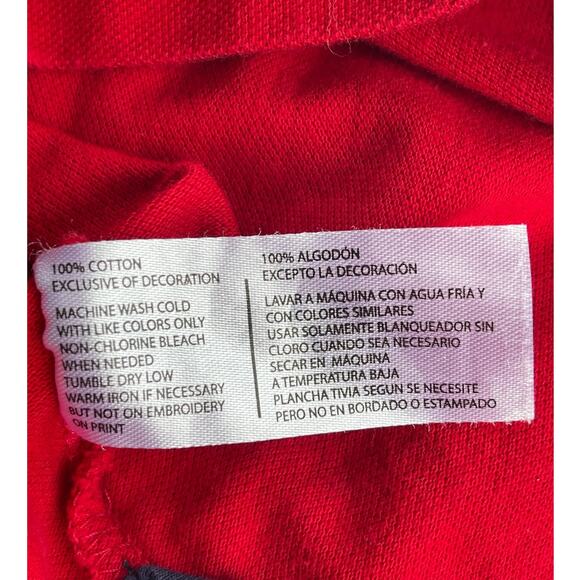 U.S. Pollo Assn Red Polo Shirt Kids Sz 8 gently used - Picture 7 of 7